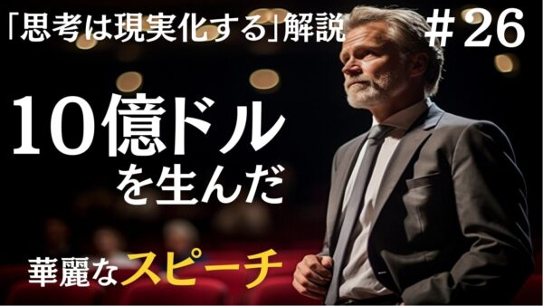 【思考は現実化する】解説｜10億ドルを生んだ華麗なスピーチ｜ナポレオンヒルの成功哲学